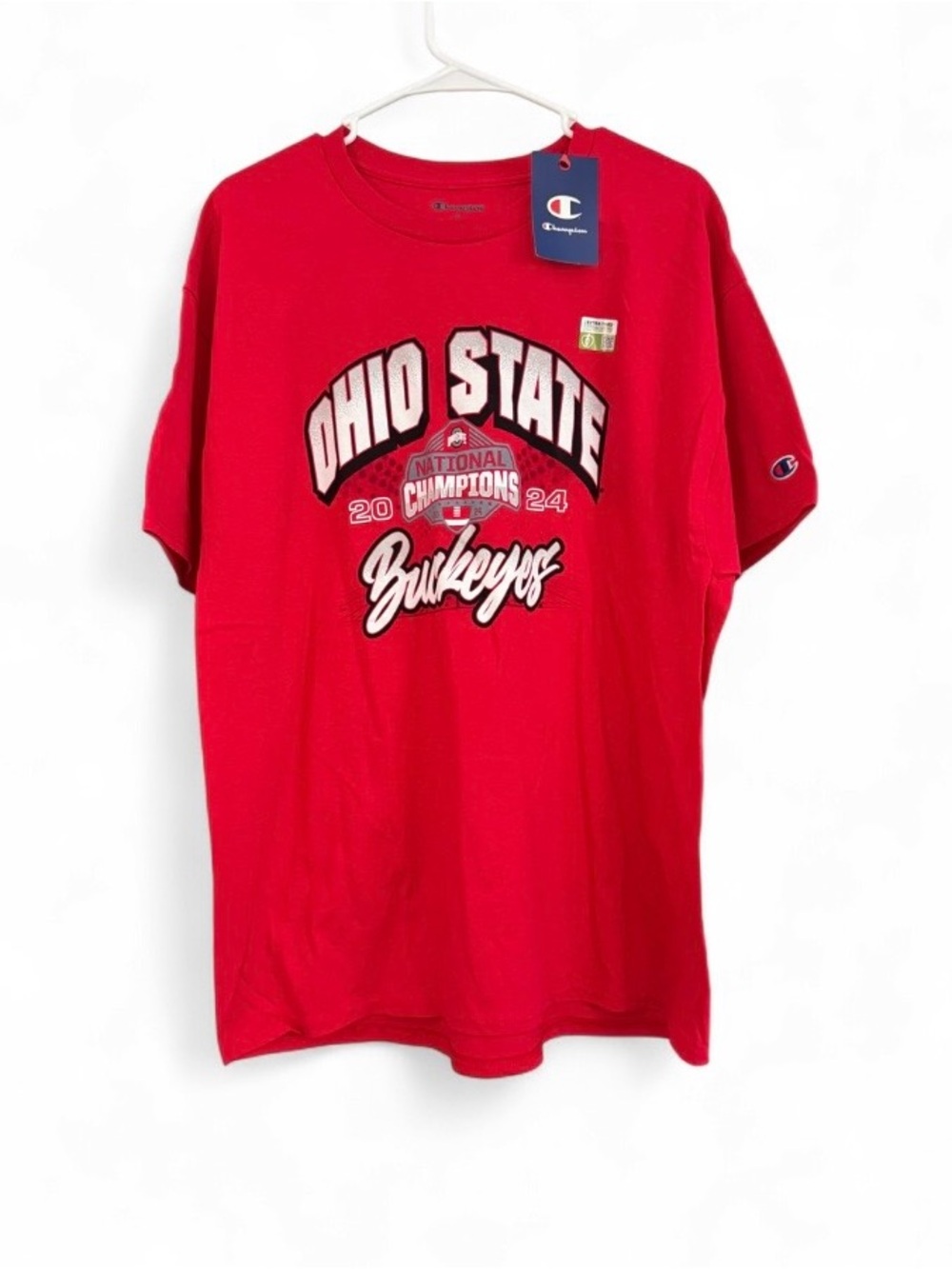 NWT Champion NCAA Ohio State Buckeyes 2024 National Champions Men's XL $40 MSRP